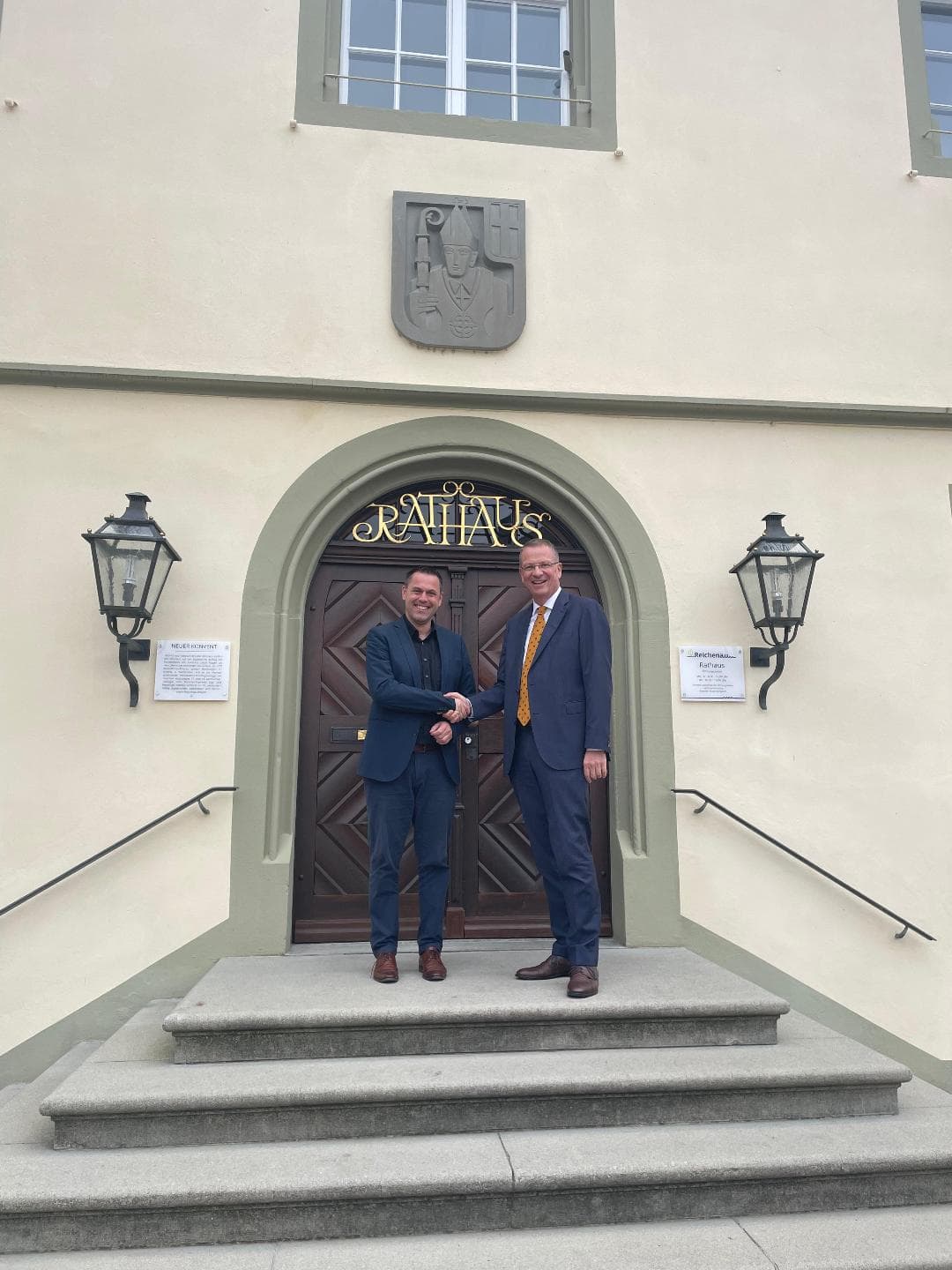 Frank Ortolf und Dr. Wolfgang Zoll