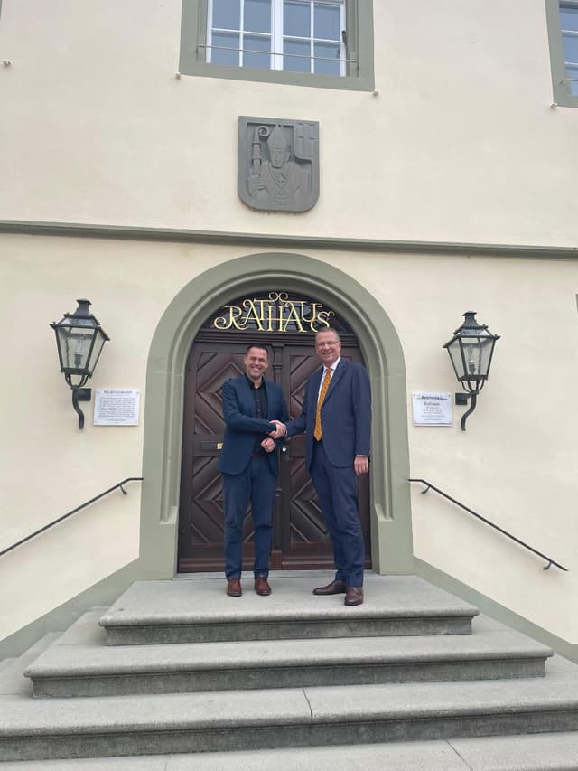 Frank Ortolf und Dr. Wolfgang Zoll