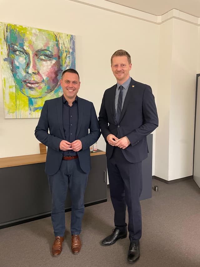 Frank Ortolf und Simon Gröger