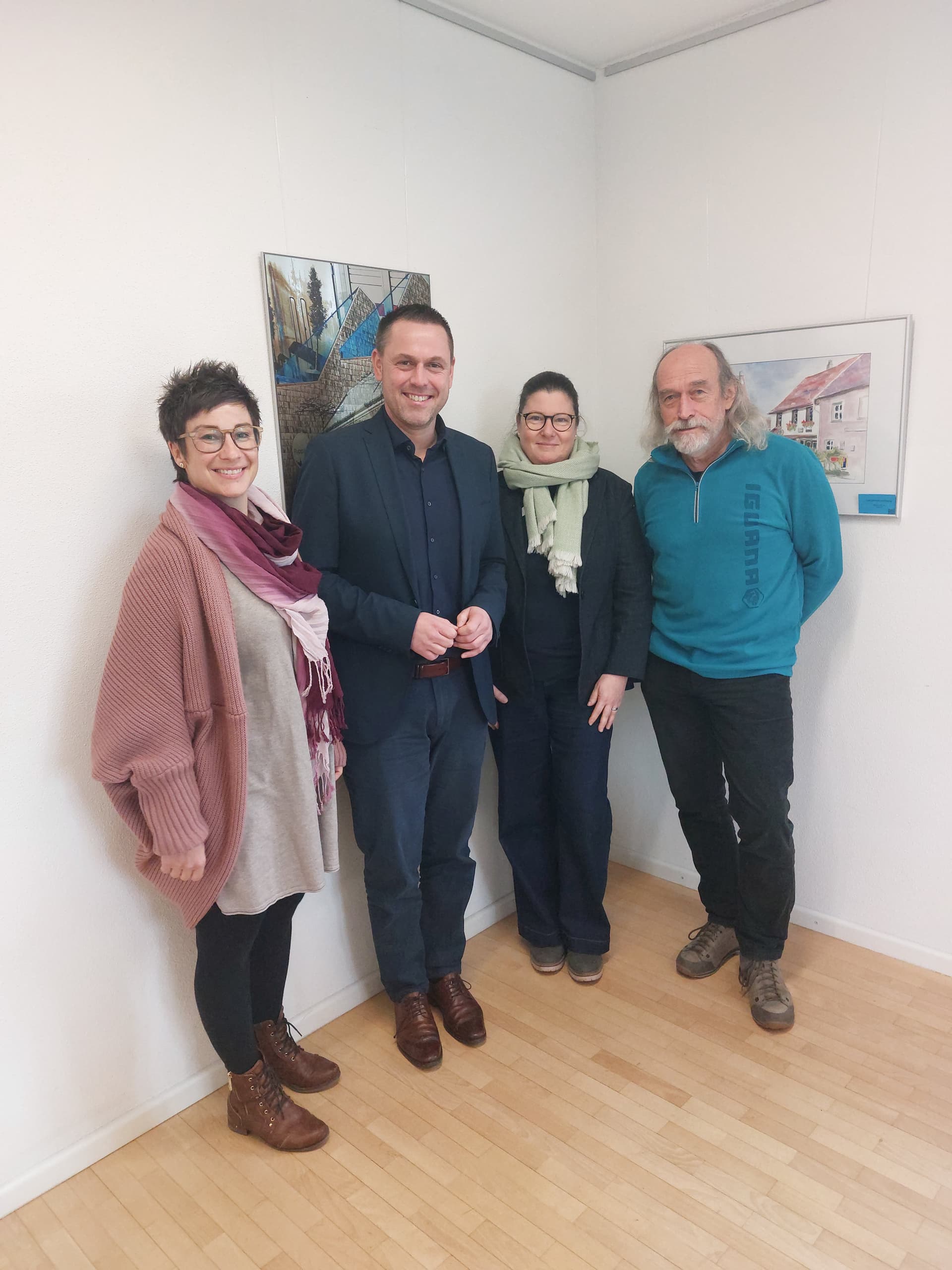 Dr. Sarah Seidel, Frank Ortolf, Dorothea Maier-Zepf, Horst Böttinger-Thyssen (v.l.n.r.)