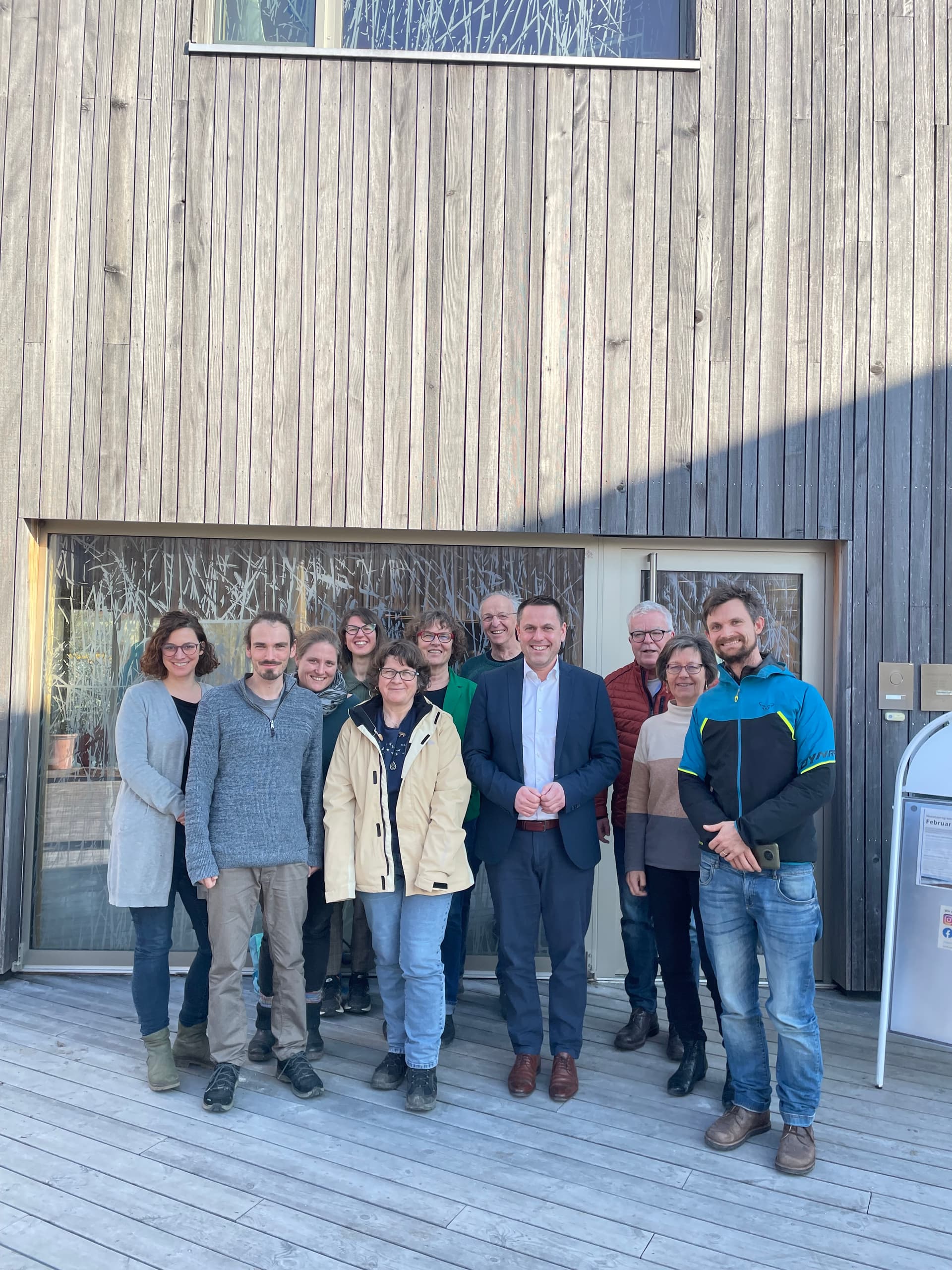 Birgit Niederhafner (SPD), Lorenz Mattes, Lisa Maier, Lea Held, Sandra Mänty, Beate Giesinger, Eberhard Klein (alle NABU), Frank Ortolf (SPD), Thomas Körner (NABU), Ellen Hoffmann (NABU), Jarid Zimmermann (BUND)