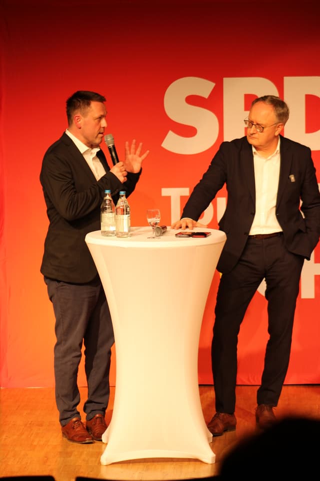 Frank Ortolf und Andreas Stoch